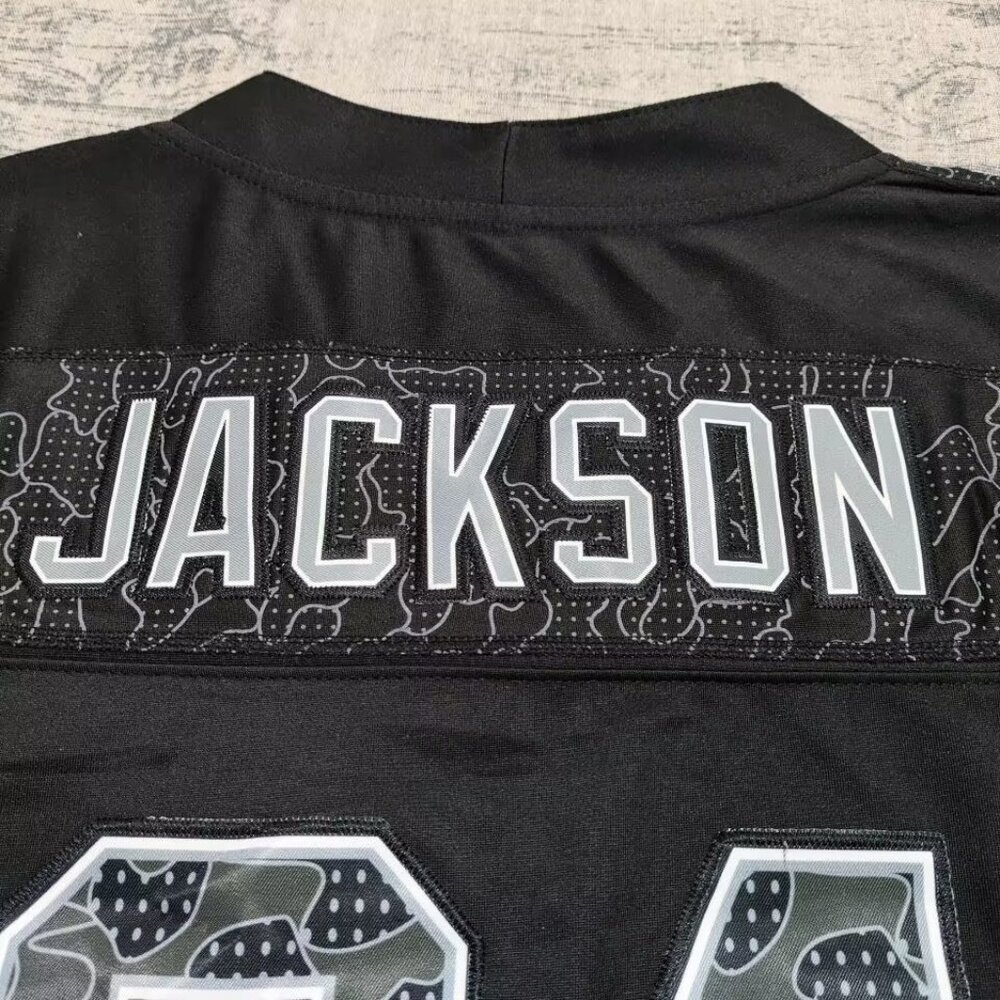 NFL Las Vegas Raiders #34 Jackson Black Jersey - Picture 7 of 9